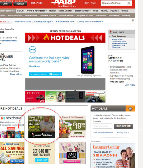 screen-shot-aarp-uncorked-hot-deal
